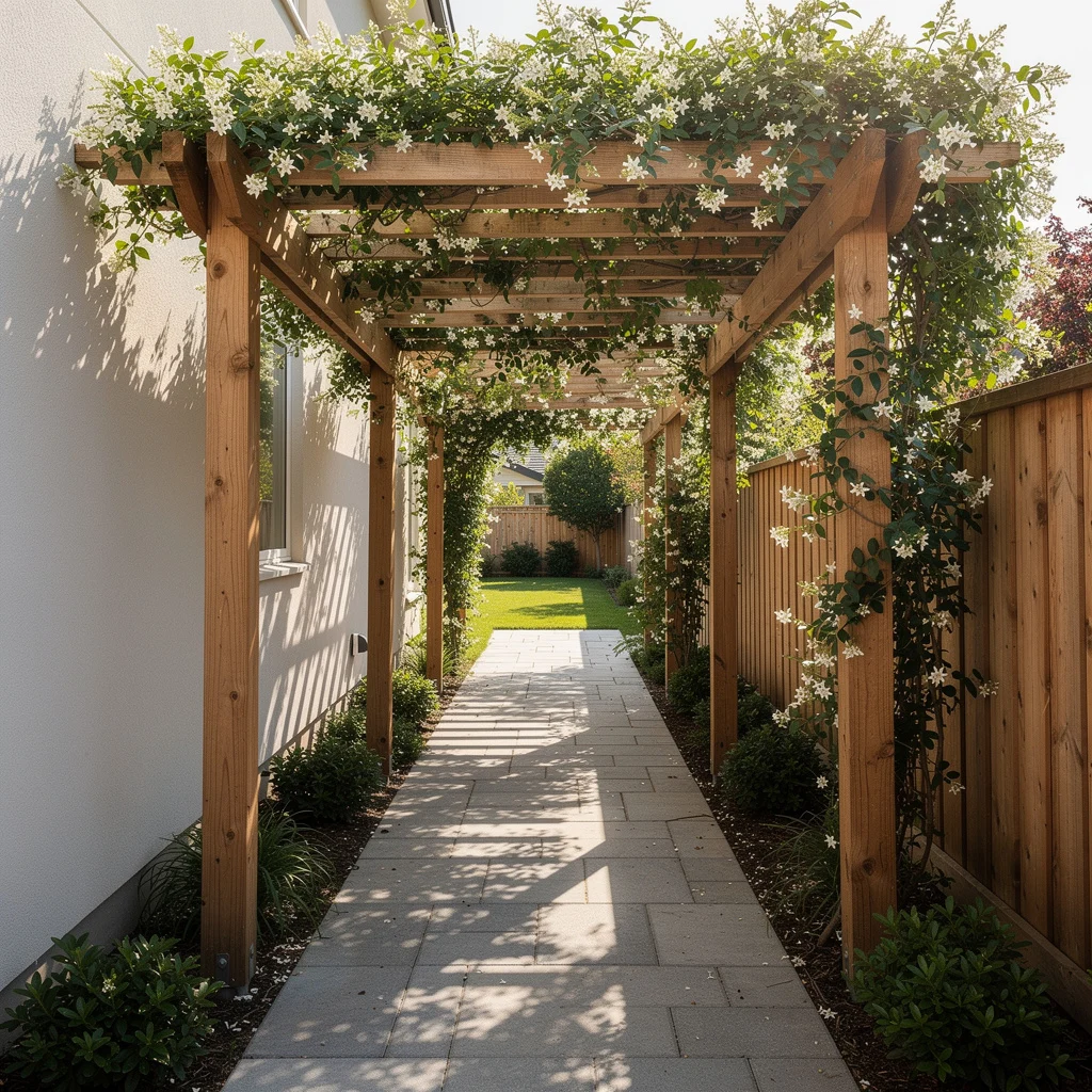 Cedar Pergola With Jasmine
