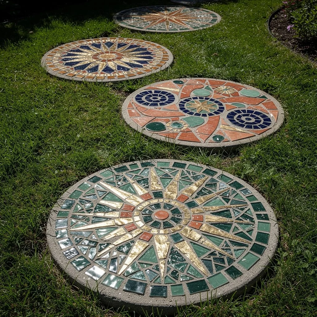 The Mosaic Stepping Stone Path