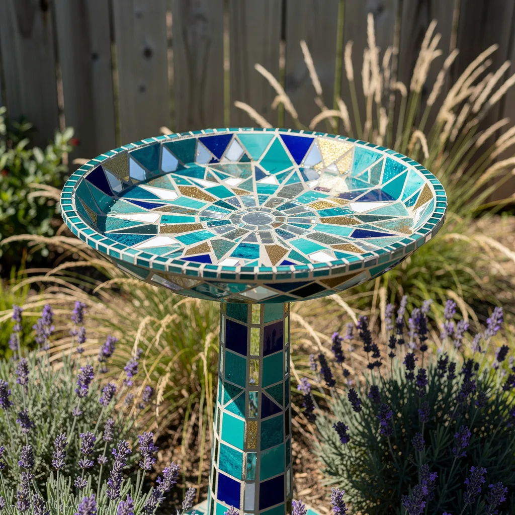 The Mosaic Birdbath