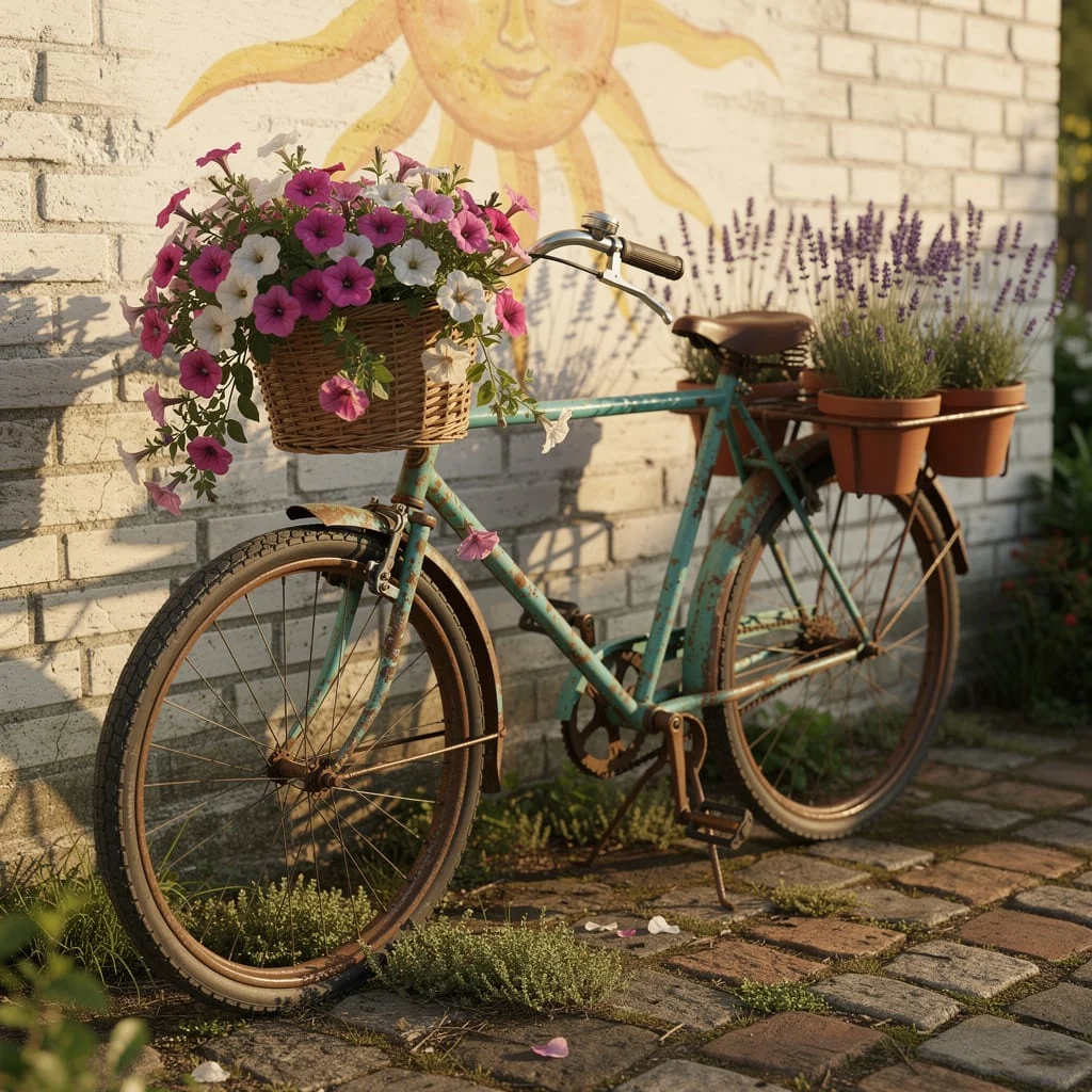The Bicycle Planter