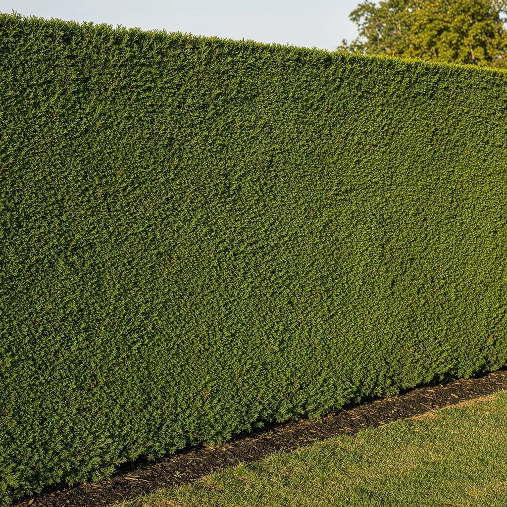 The Solid Clipped Yew or Leyland Cypress Wall