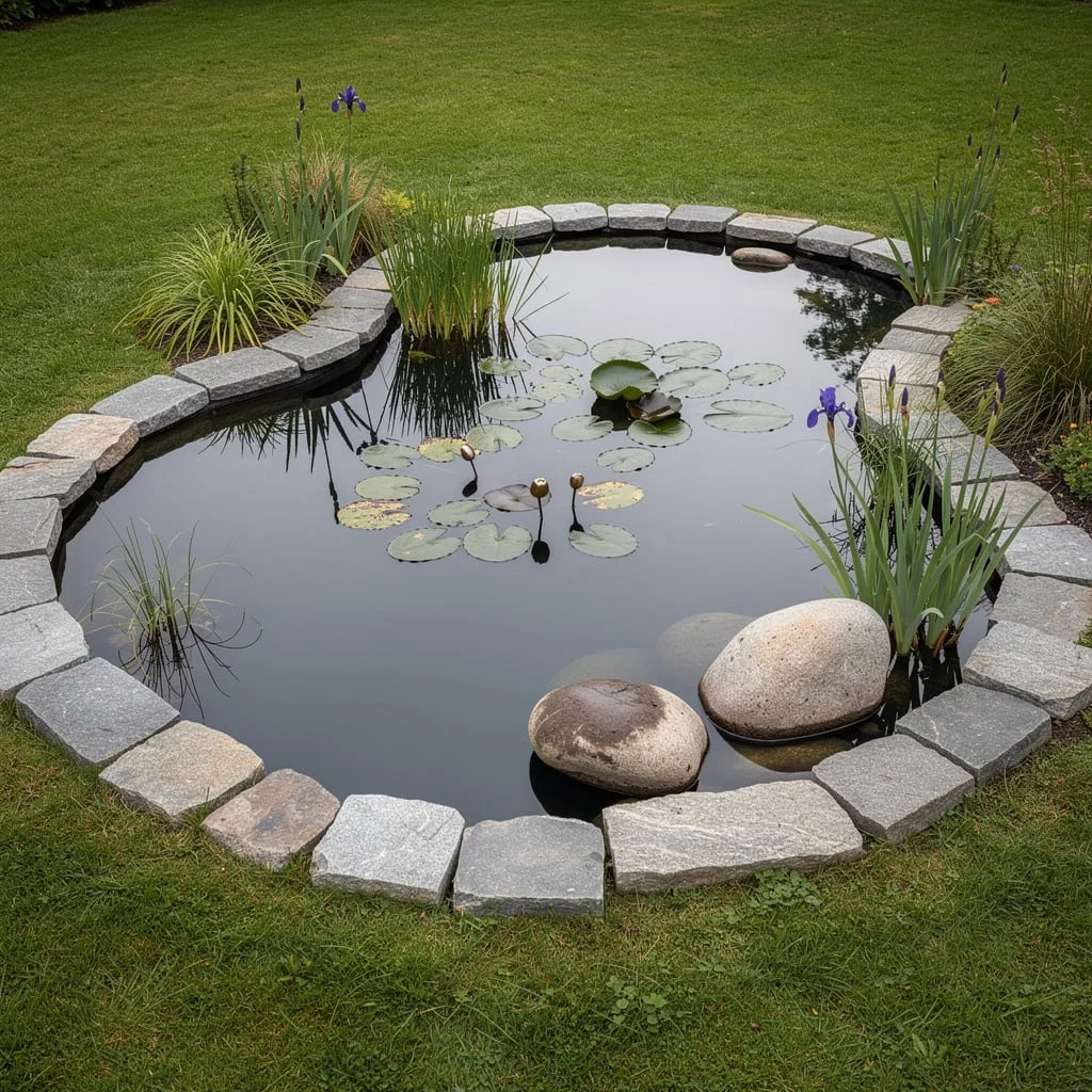 The Granite-Edged Garden Pond
