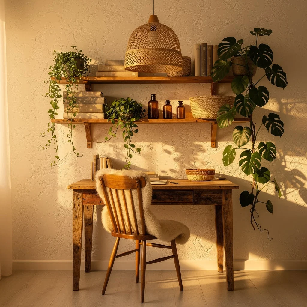 The Boho Study Nook