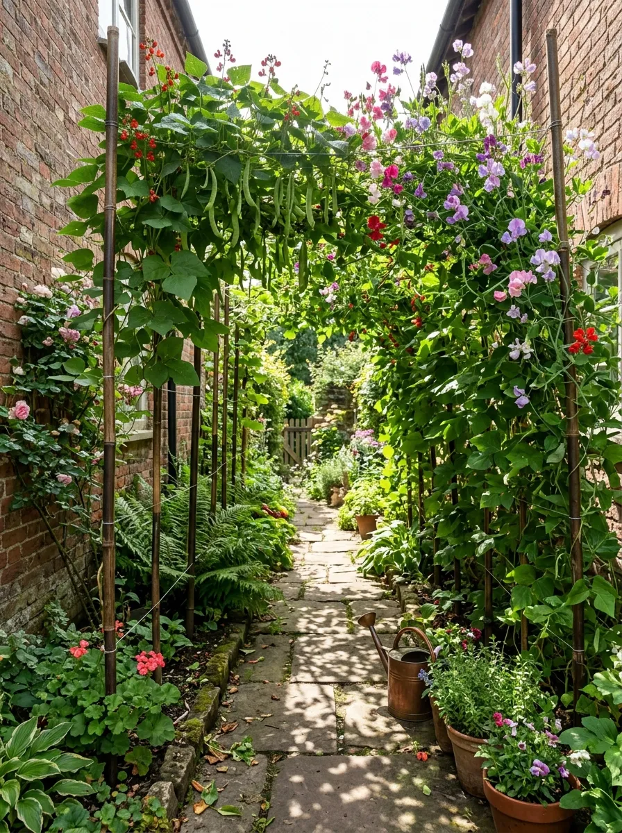 Bean and Sweetpea Living Arch