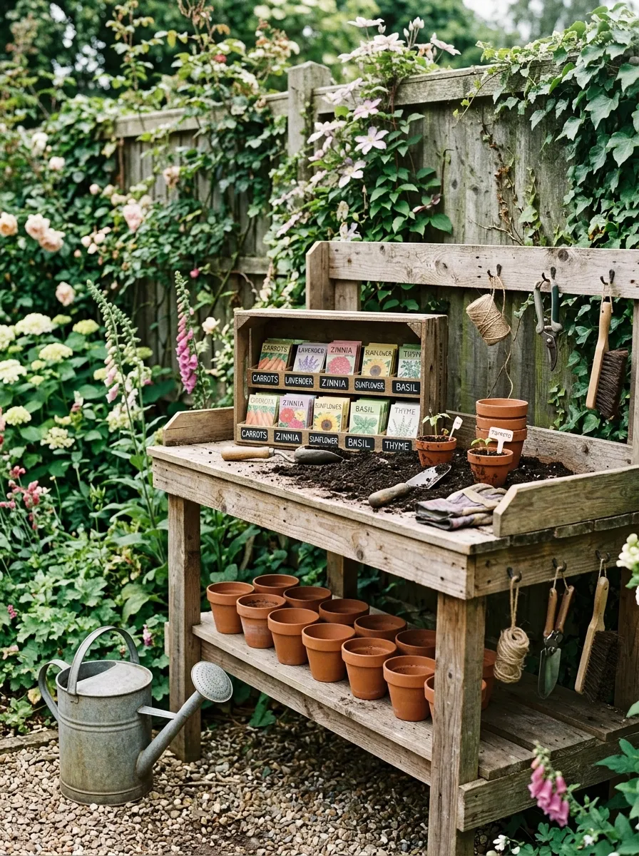Seed Station Potting Bench
