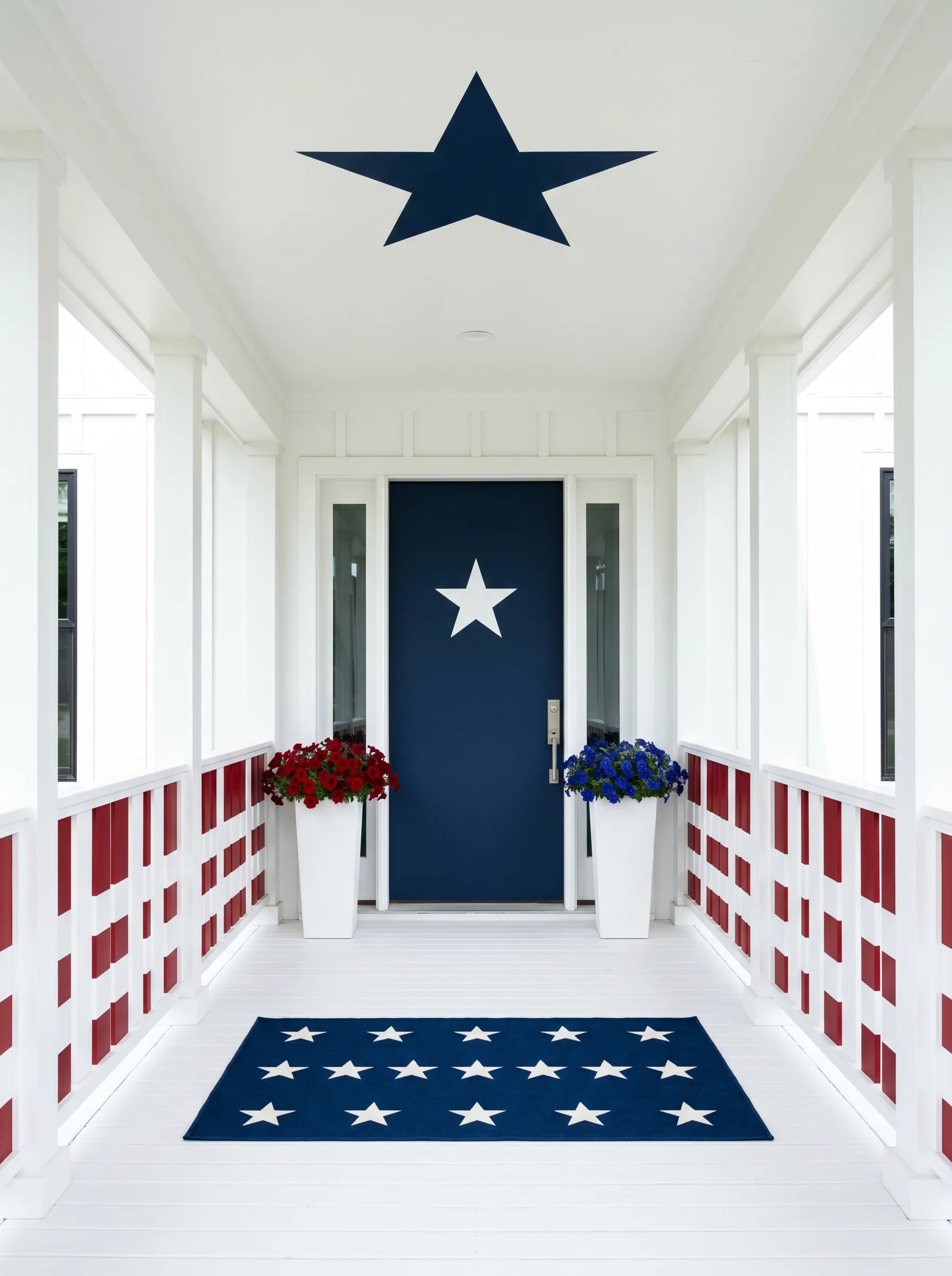 The Navy Tunnel Porch Built Around One Strong Idea