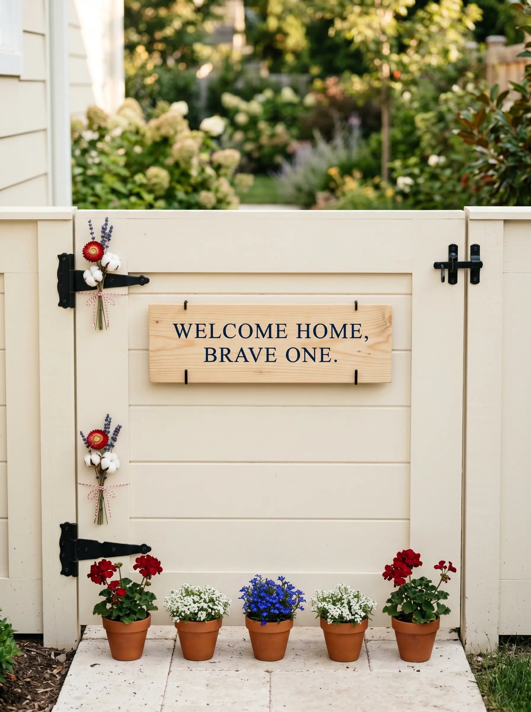 The Garden Gate That Says Two Words and Means Them