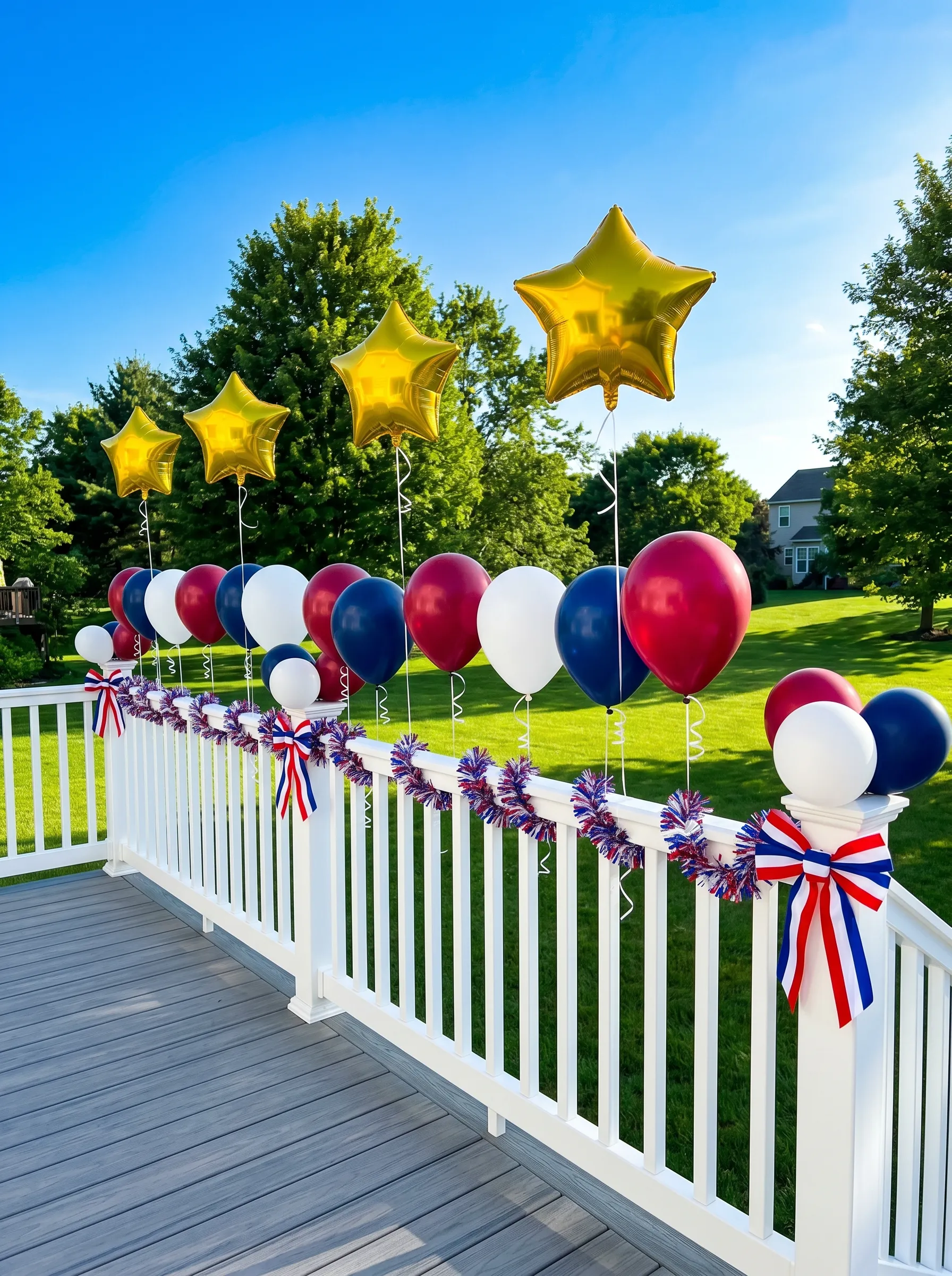 The Deck Railing That Replaced Bunting With Balloons