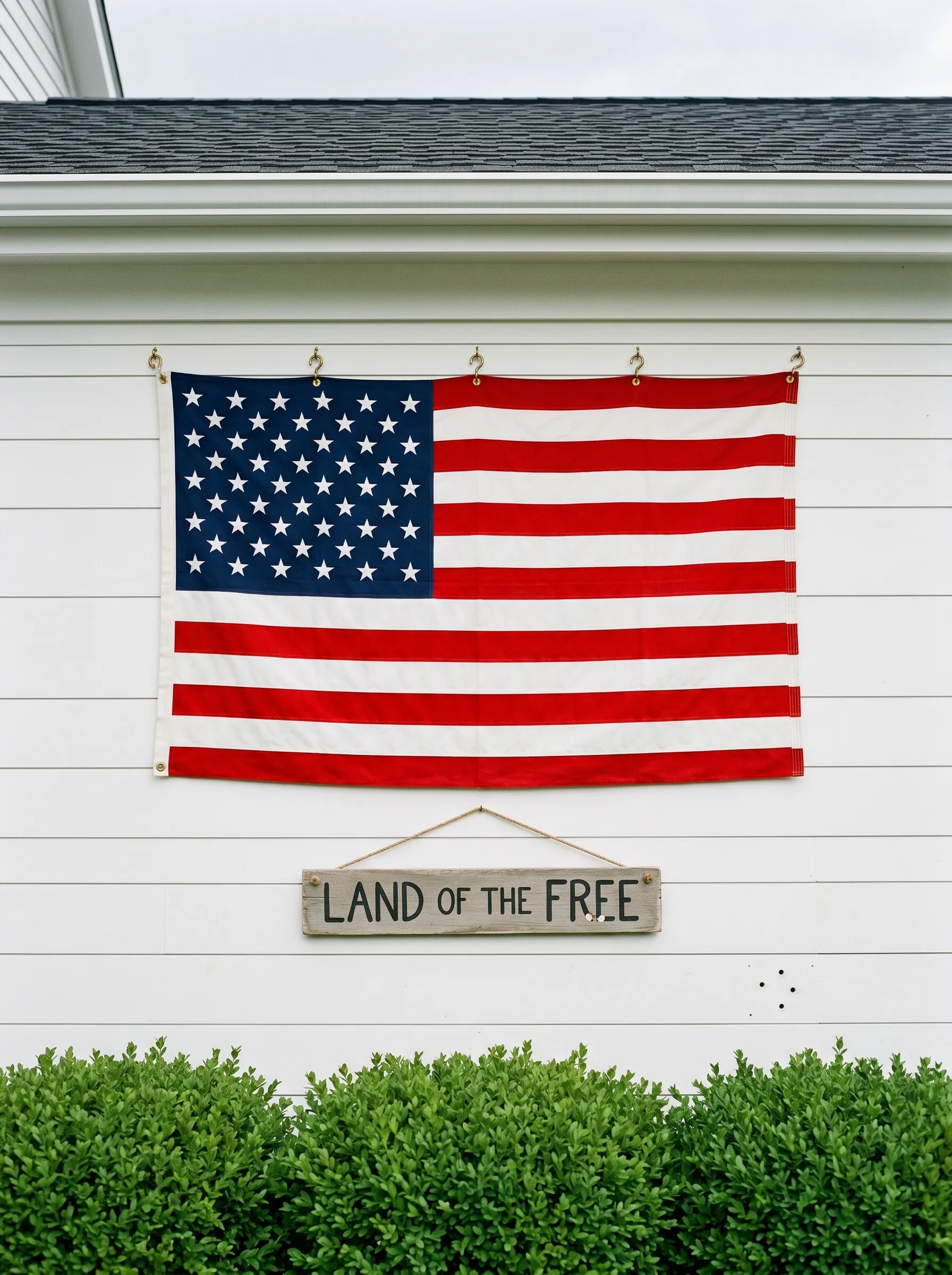 The Flag and Sign Two-Element Wall