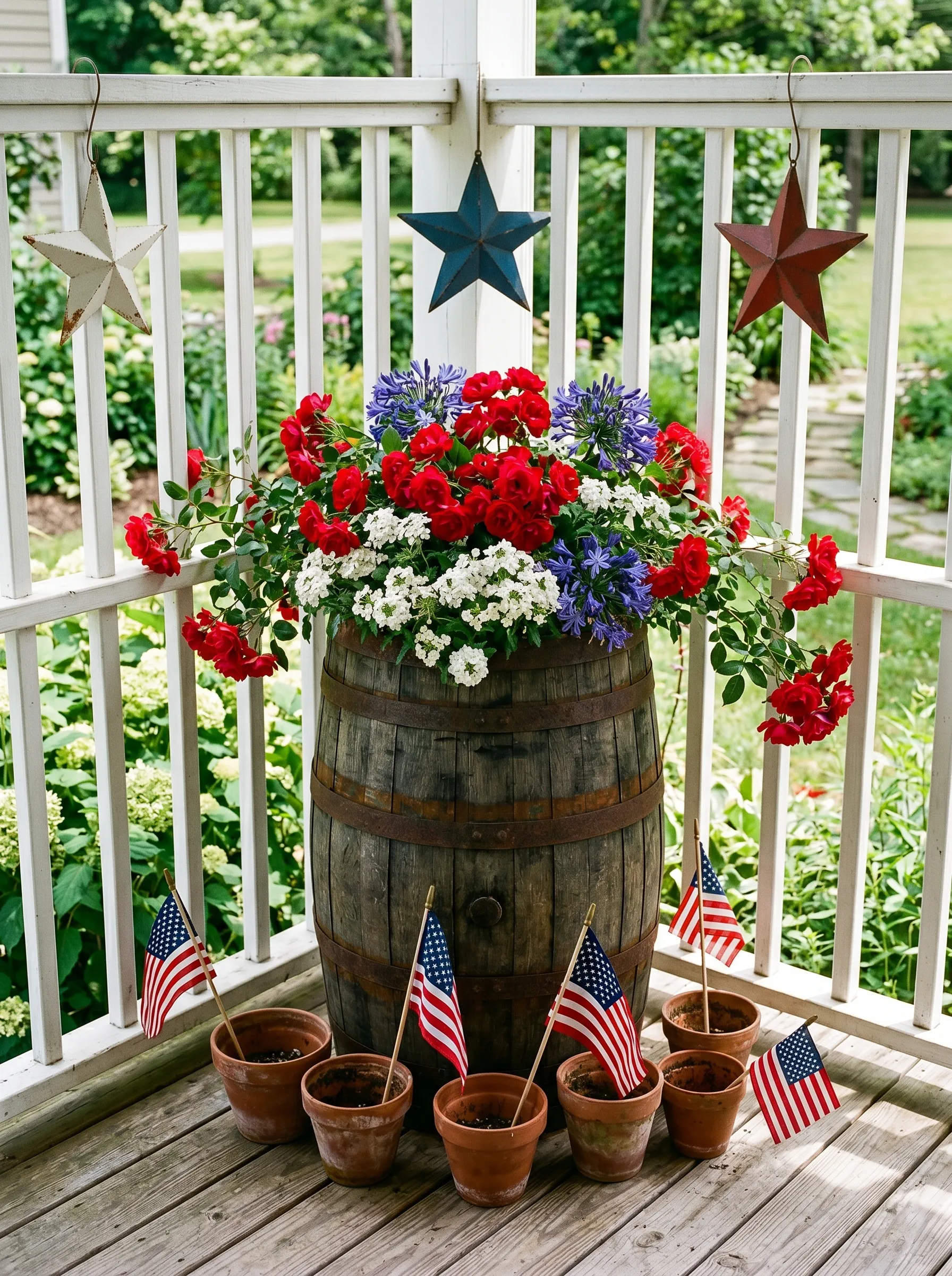 The Whiskey Barrel Railing Corner Built on the Right Kind of Excess