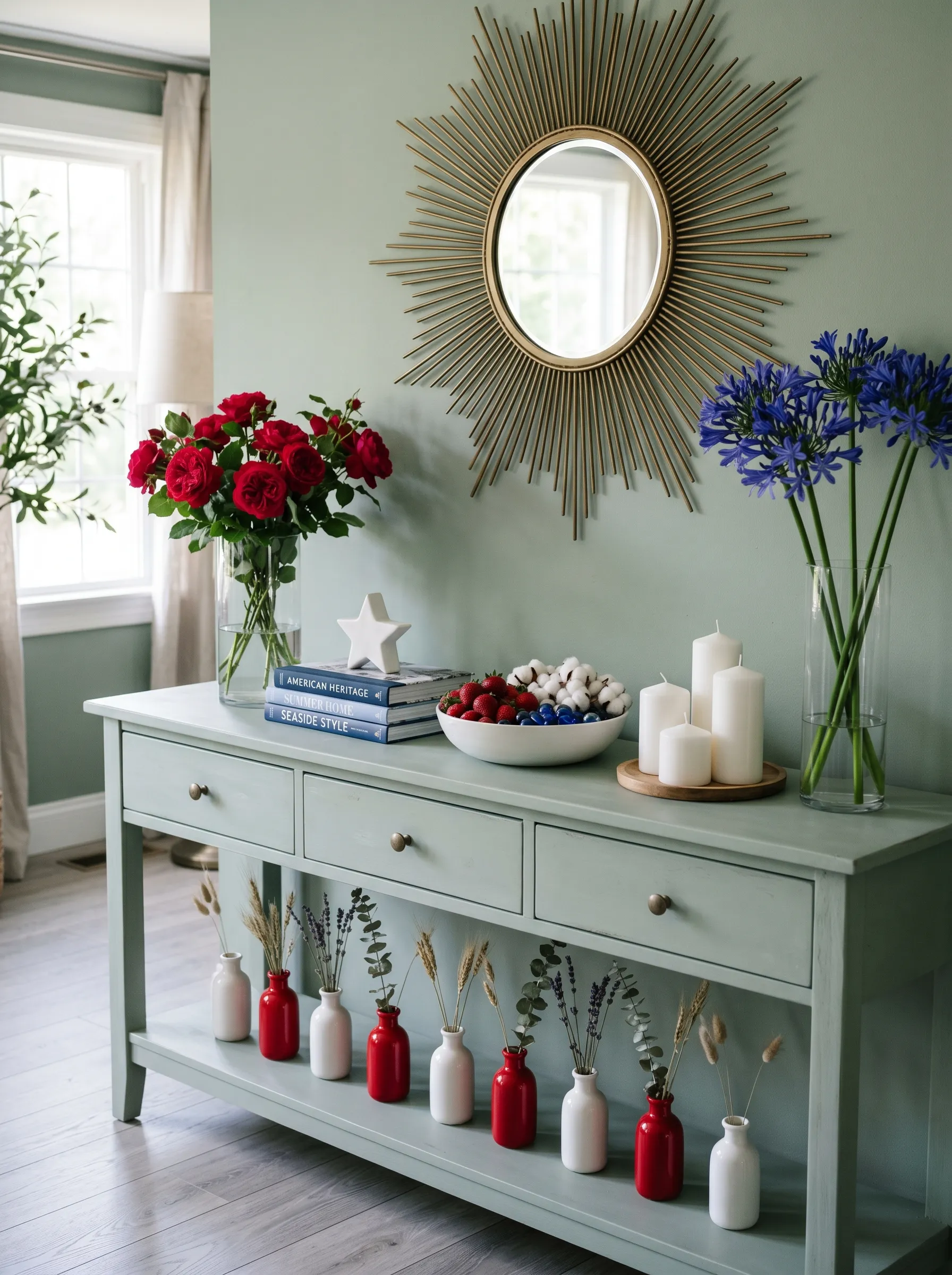 The Sage Console Table That Proves Green Is a Neutral