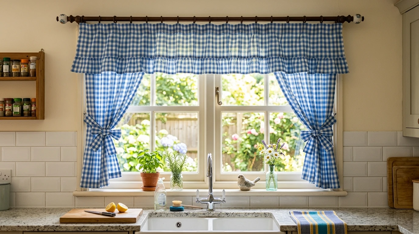 Kitchen Curtain Ideas for People Who Think a Bare Window Looks Unfinished