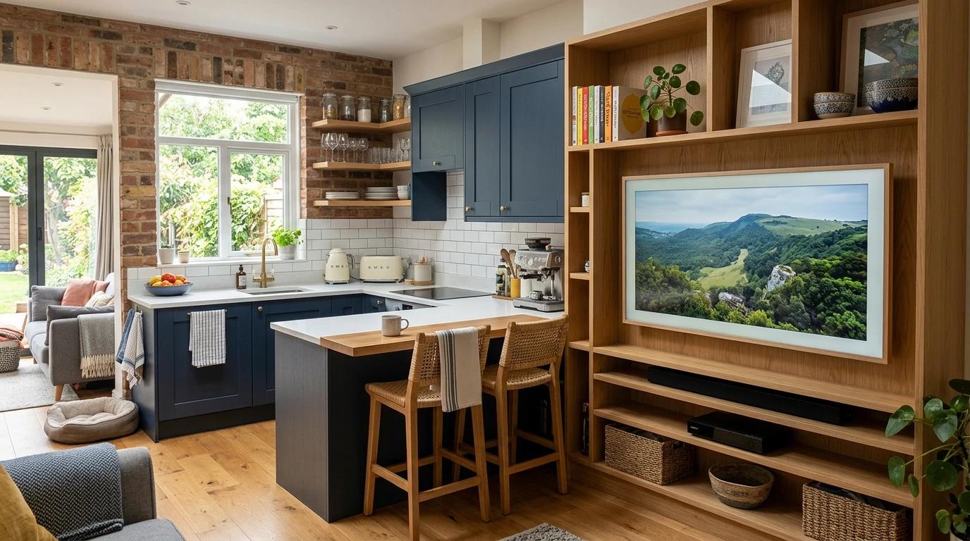 Kitchen TV Ideas for People Who Refuse to Let a Black Rectangle Ruin the Room