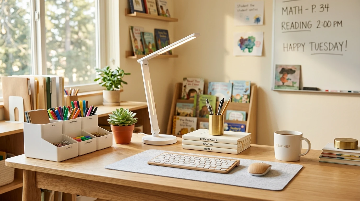 Teacher Desk Makeover Ideas for the Pile You Swear You’ll Deal With Tomorrow