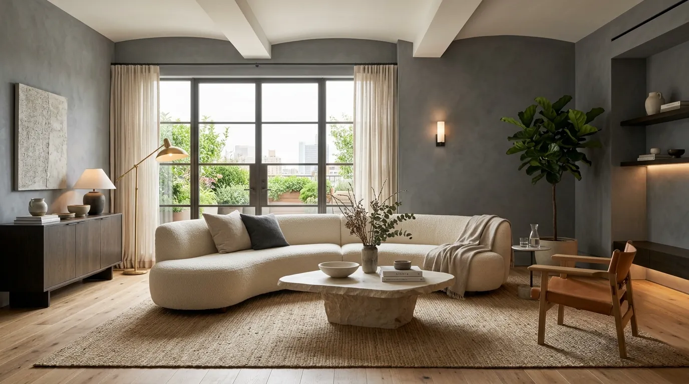 Apartment Living Room Ideas for People Convinced Small Spaces Have to Look Like It