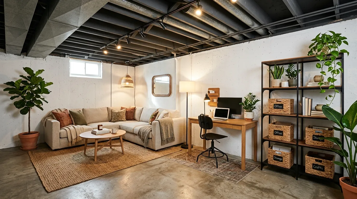 Unfinished Basement Ideas That Don’t Require a Second Mortgage