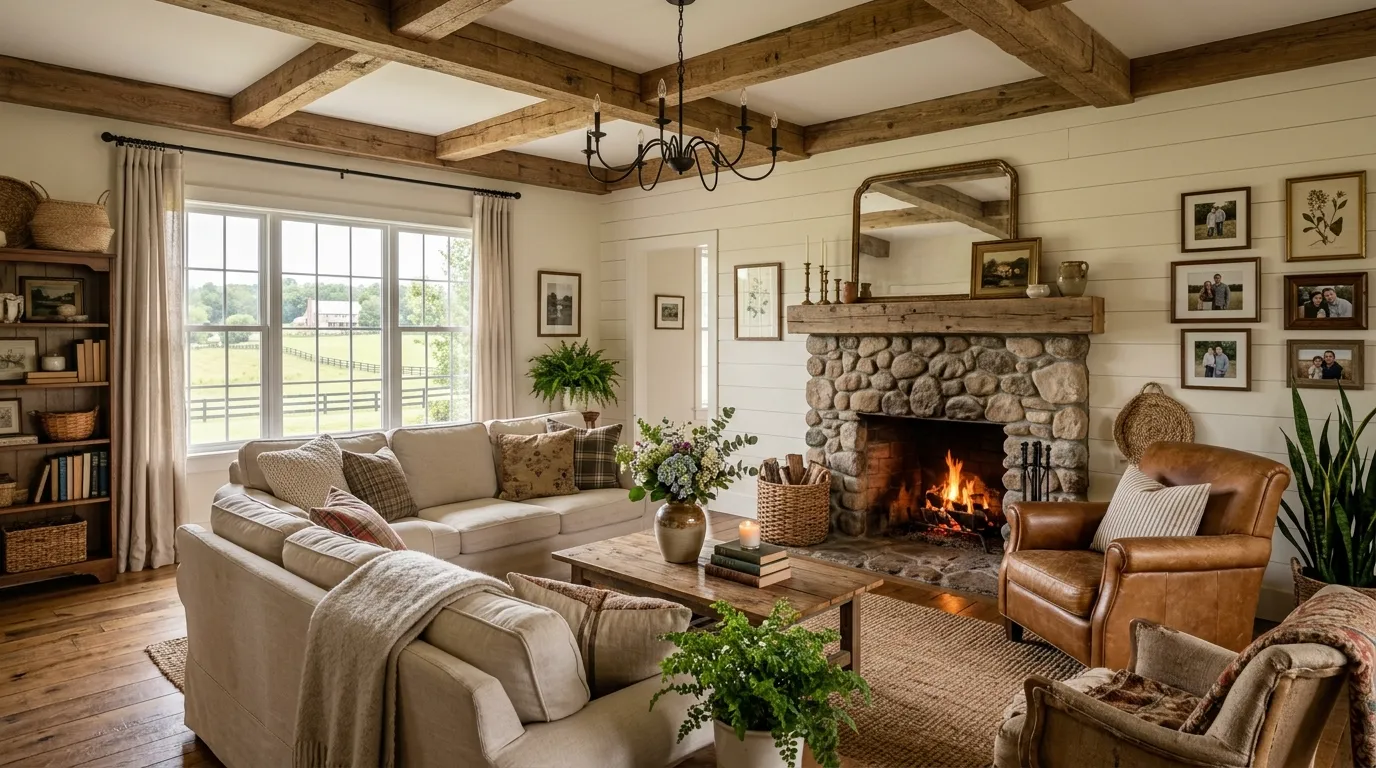 Farmhouse Living Room Ideas for Rooms That Get Used, Not Just Photographed