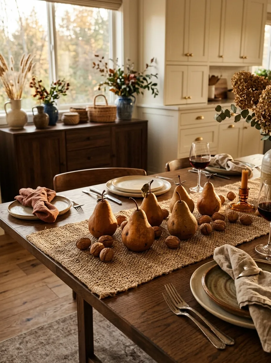 19. Pear and Walnut Scatter
