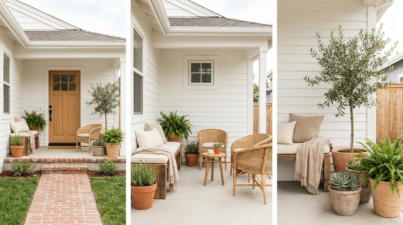 Small Front Porch Furniture Ideas That Make Tight Spaces Look Good