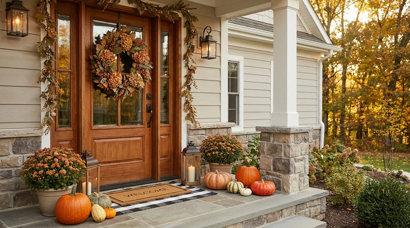 Fall Front Door Ideas That Make the Whole Entry Look Finished