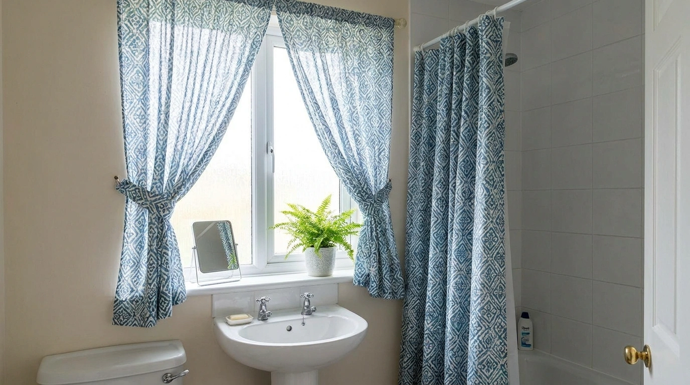 Curtain Ideas for Small Bathroom That Make the Room Feel Softer