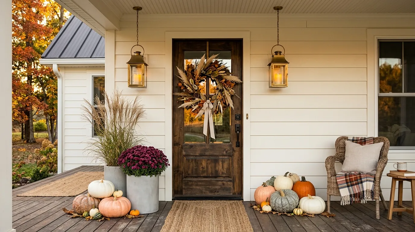Fall Front Porch Decor Ideas That Make Your Entry Feel Warm and Welcoming