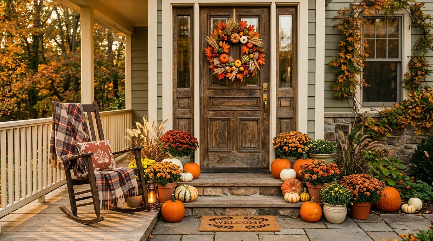 Outdoor Fall Decor Ideas That Make Your Space Feel Warm and Welcoming
