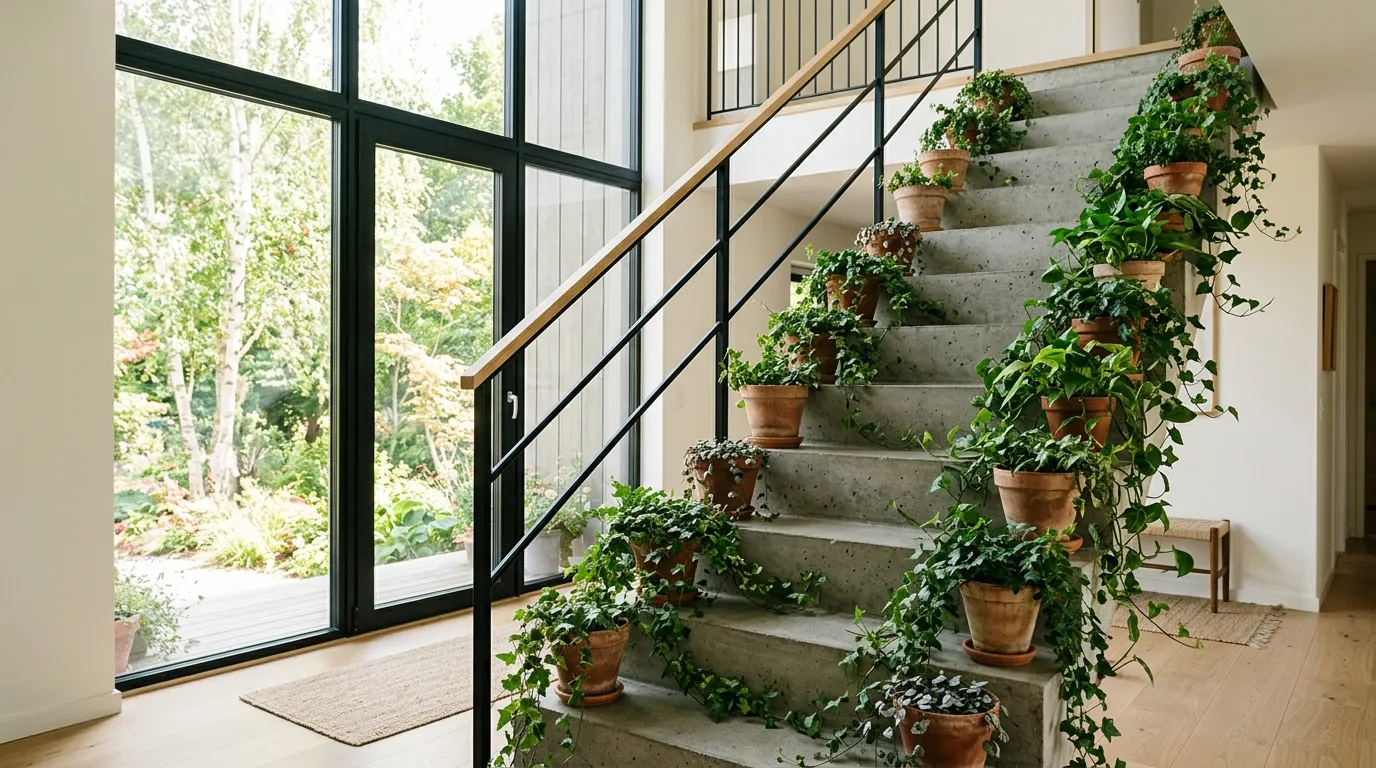 Indoor Staircase Garden Ideas That Turn Wasted Space Into Your Favorite Room