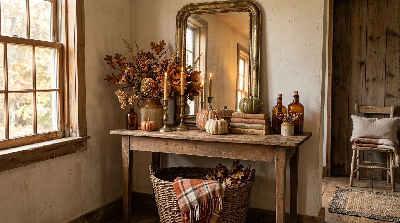 Vintage Fall Decor Ideas That Make a Home Feel Collected for Autumn