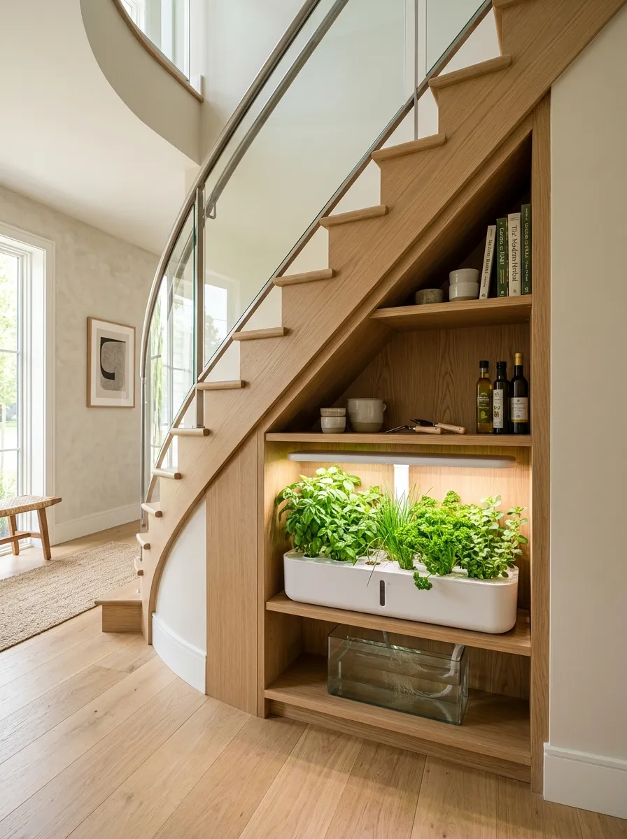 A Recirculating Herb Garden That Waters Itself