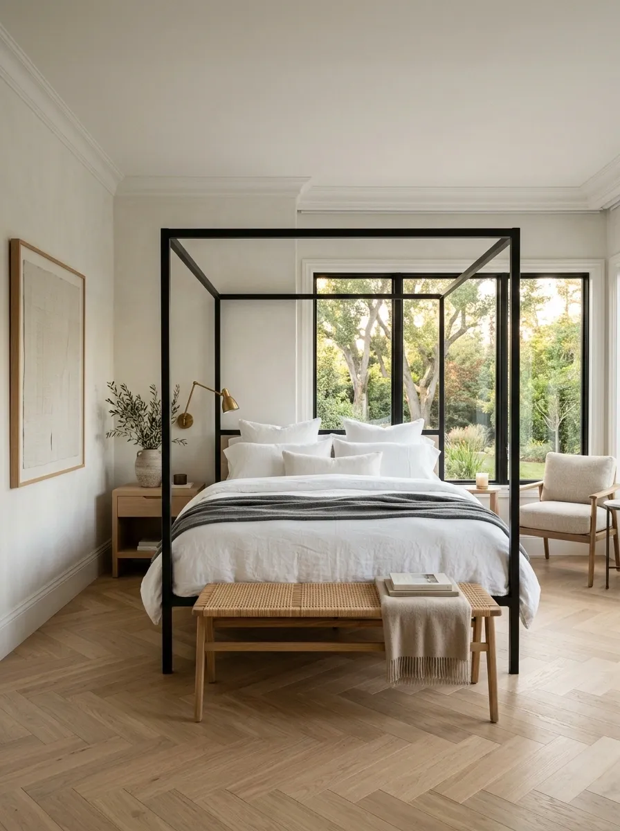 Add a Bench Only When the Bed Has Enough Floor Space