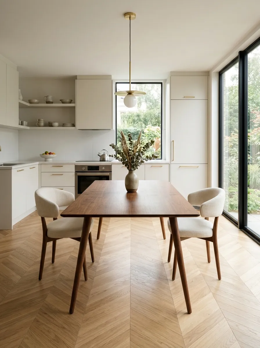 Add a Low-Profile Dining Table