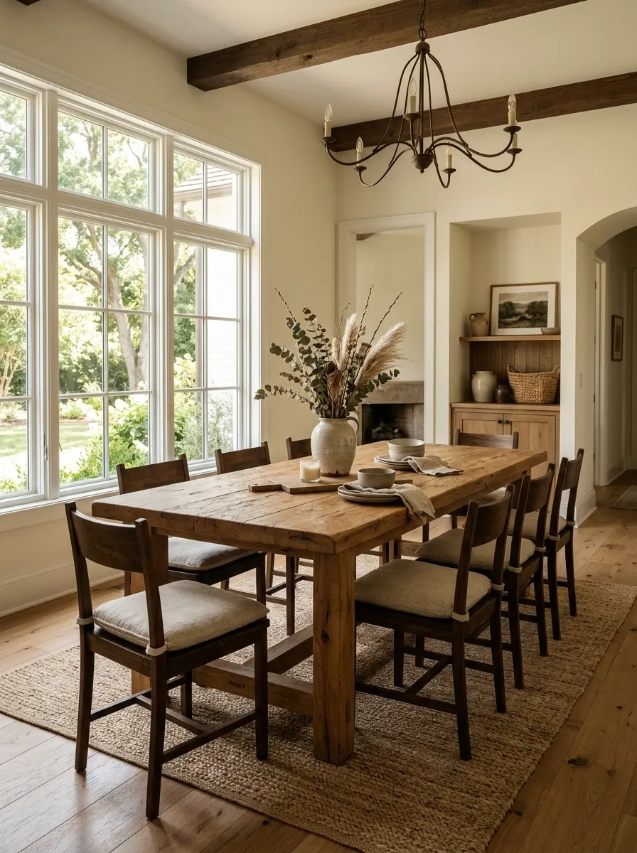 Add a Simple Farmhouse Table or Bench