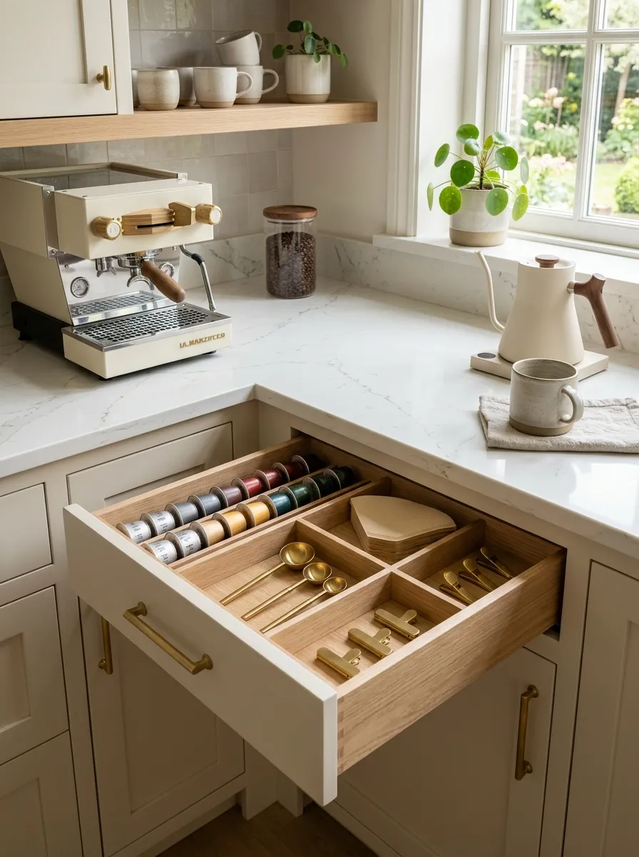 Add a Small Drawer for Filters, Pods, and Accessories