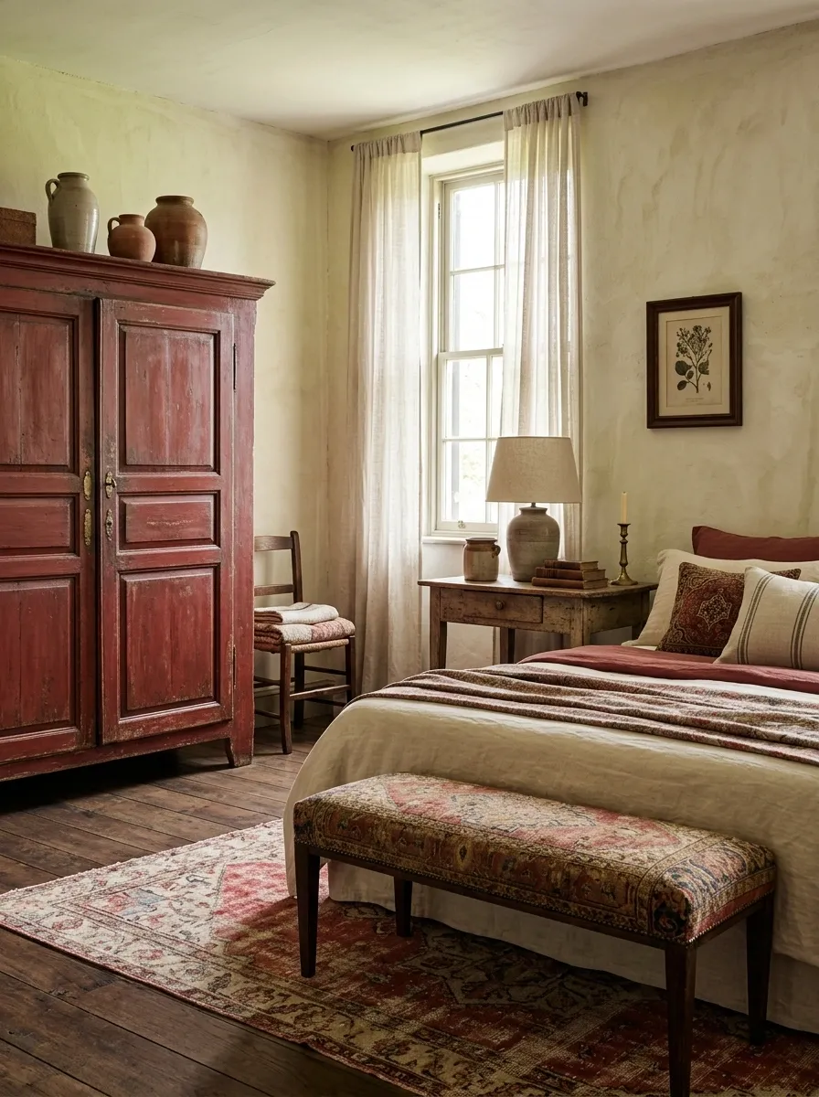 Add a Vintage Look With Oxide Red