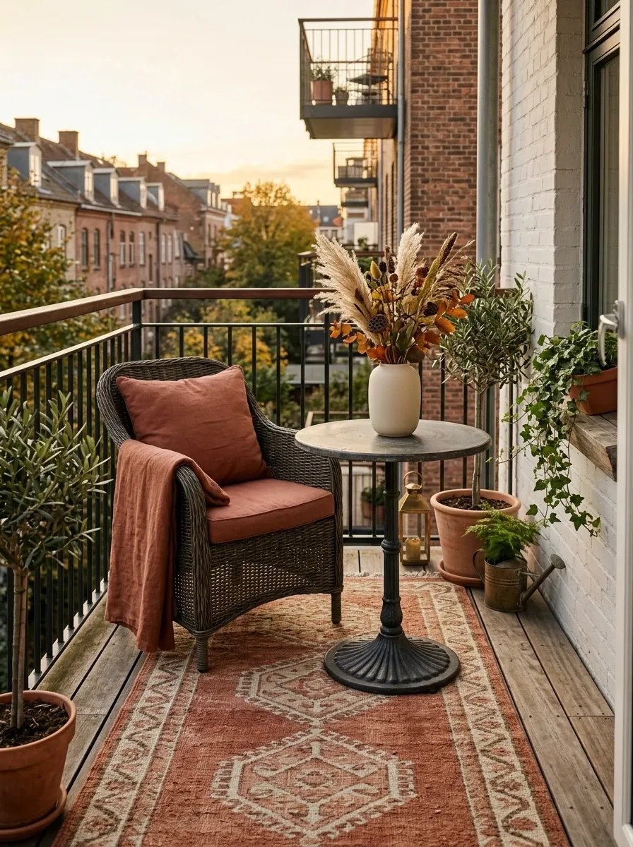 Add an Outdoor Rug to Define the Seating Area