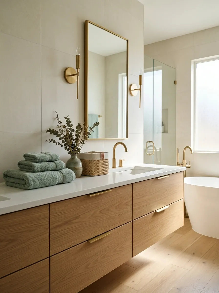 Add Sage Bathroom Towels for a Low-Commitment Change