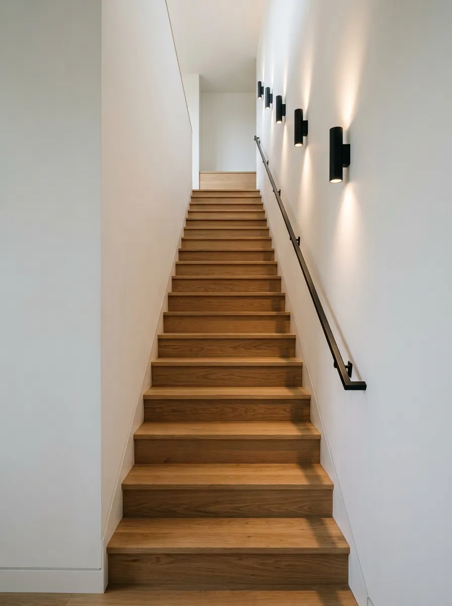 Add Wall Sconces Every Third Step