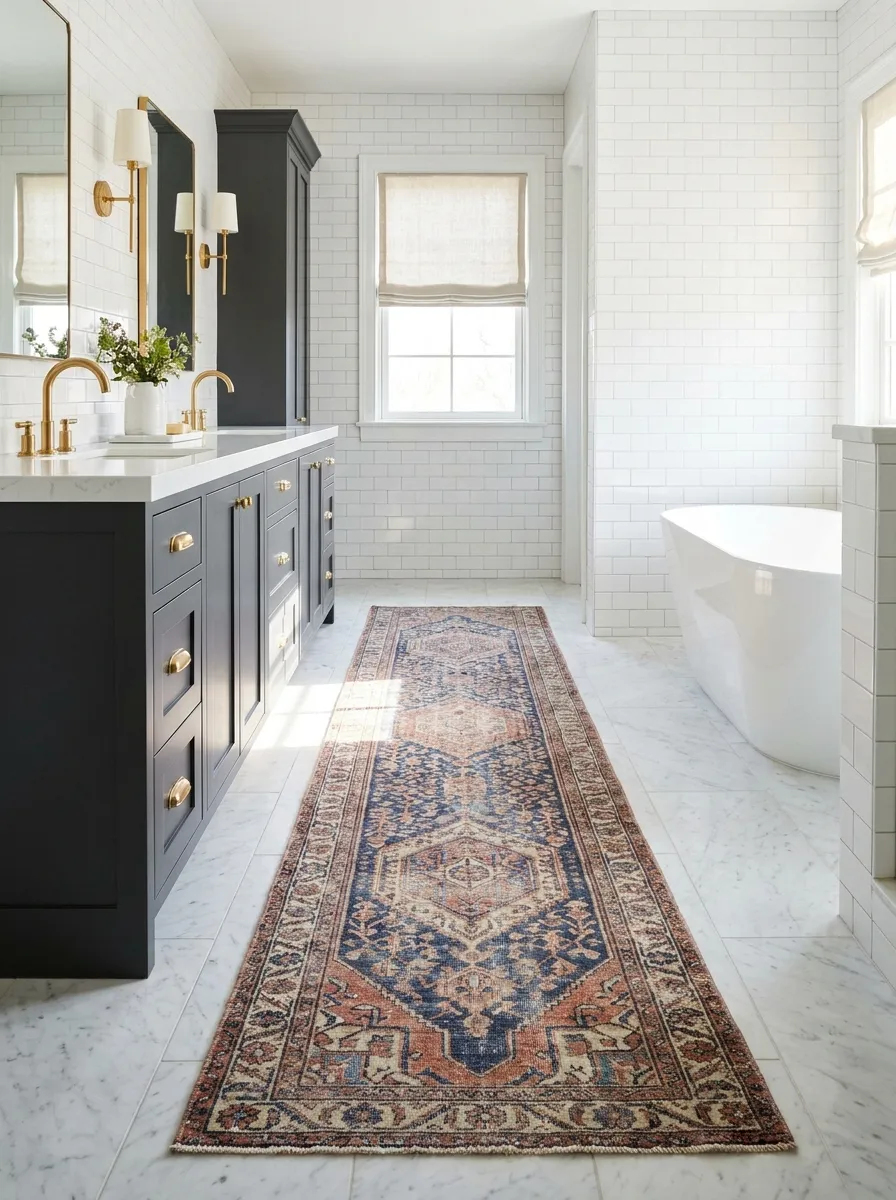 Anchor the Room with a Runner Rug