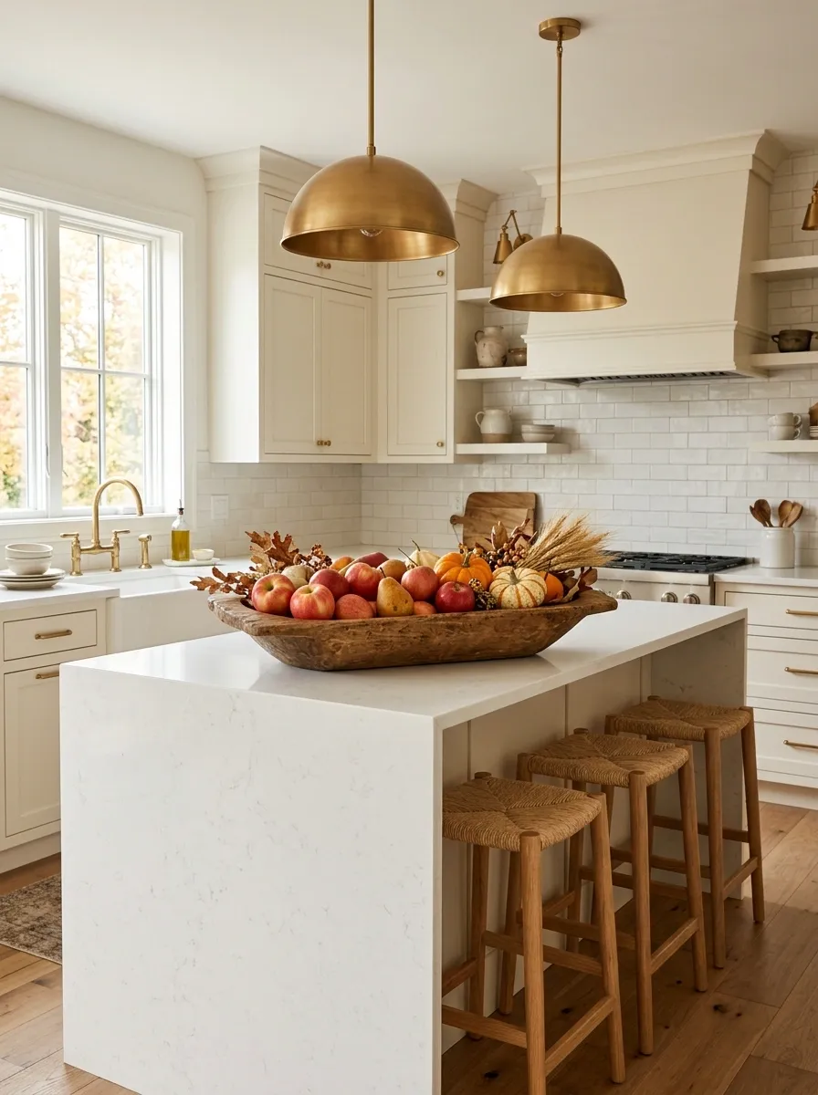 Apple Harvest Bowl for the Kitchen Island