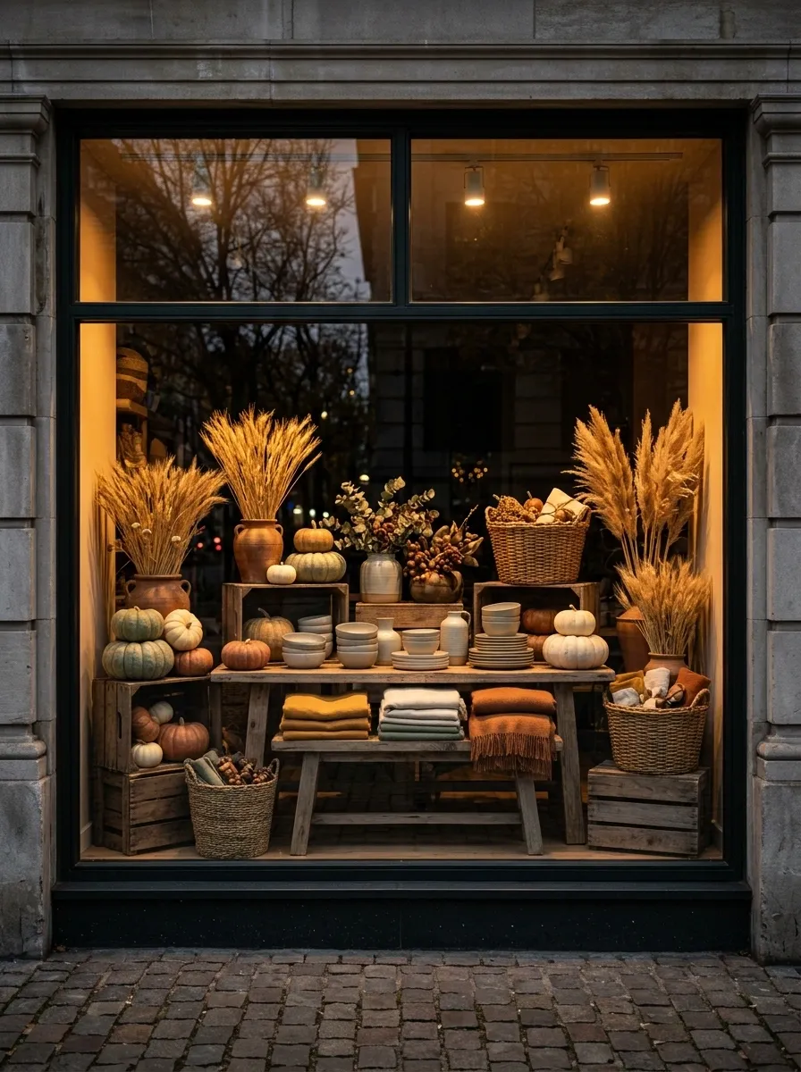 Autumn Market Window