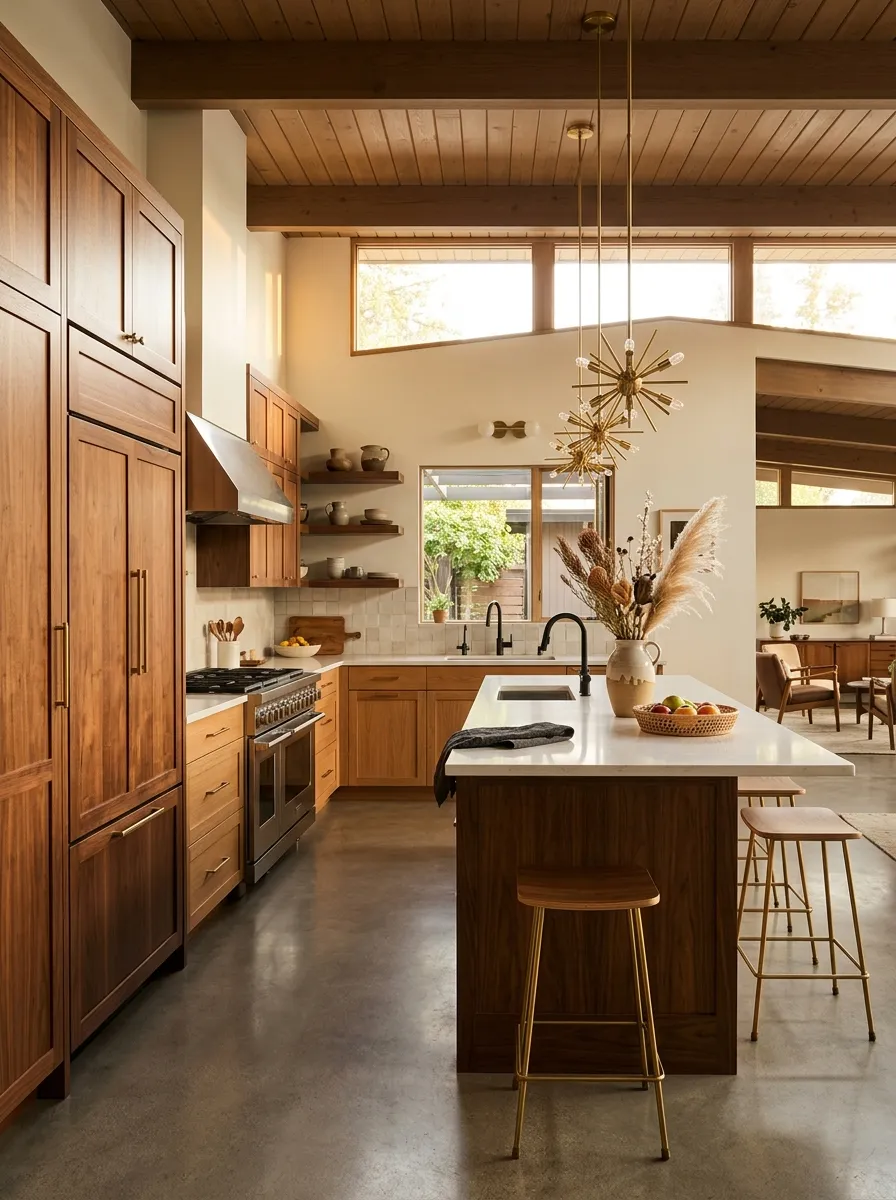 Blend Modern Appliances Into the Retro Scheme