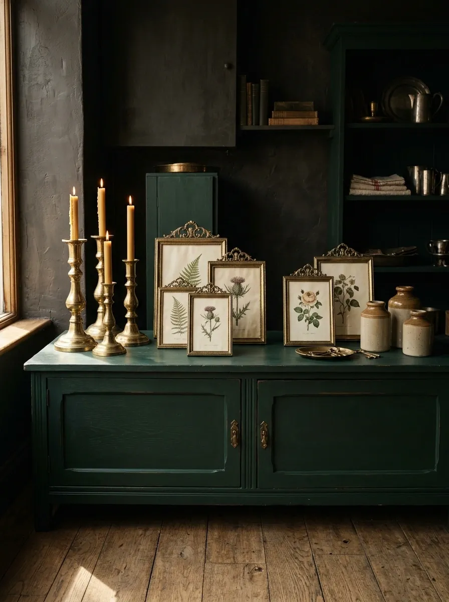 Brass and Bottle Green