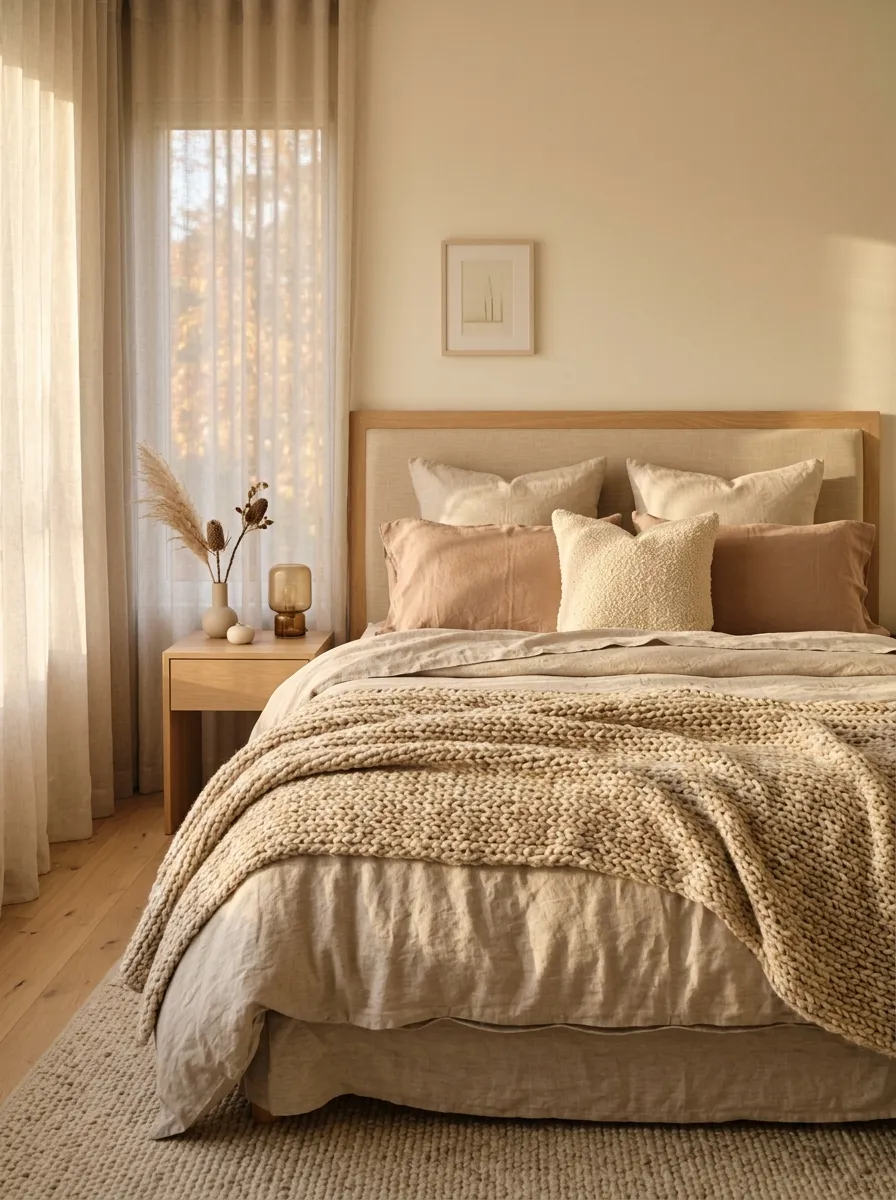 Bring Fall Texture to the Bedroom With Linen
