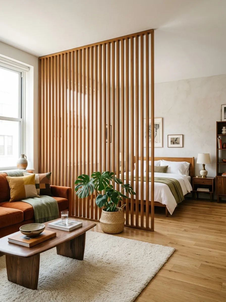 Bring in a Teak Room Divider