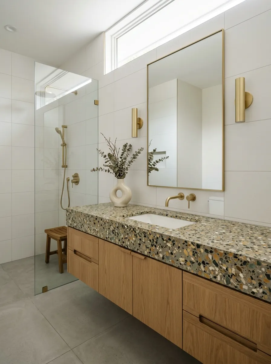 Bring in Terrazzo Without Making the Room Busy