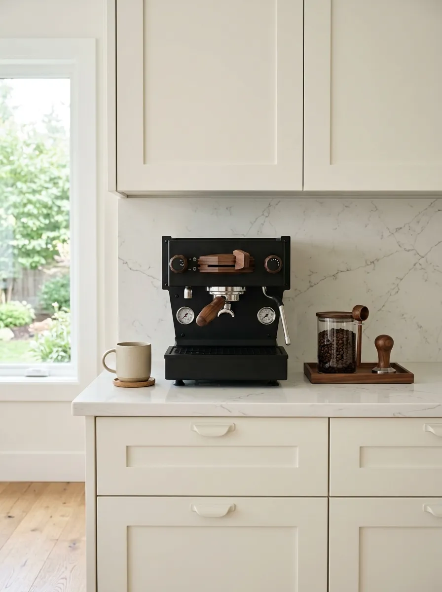 Build a Coffee Station Around a Statement Coffee Maker