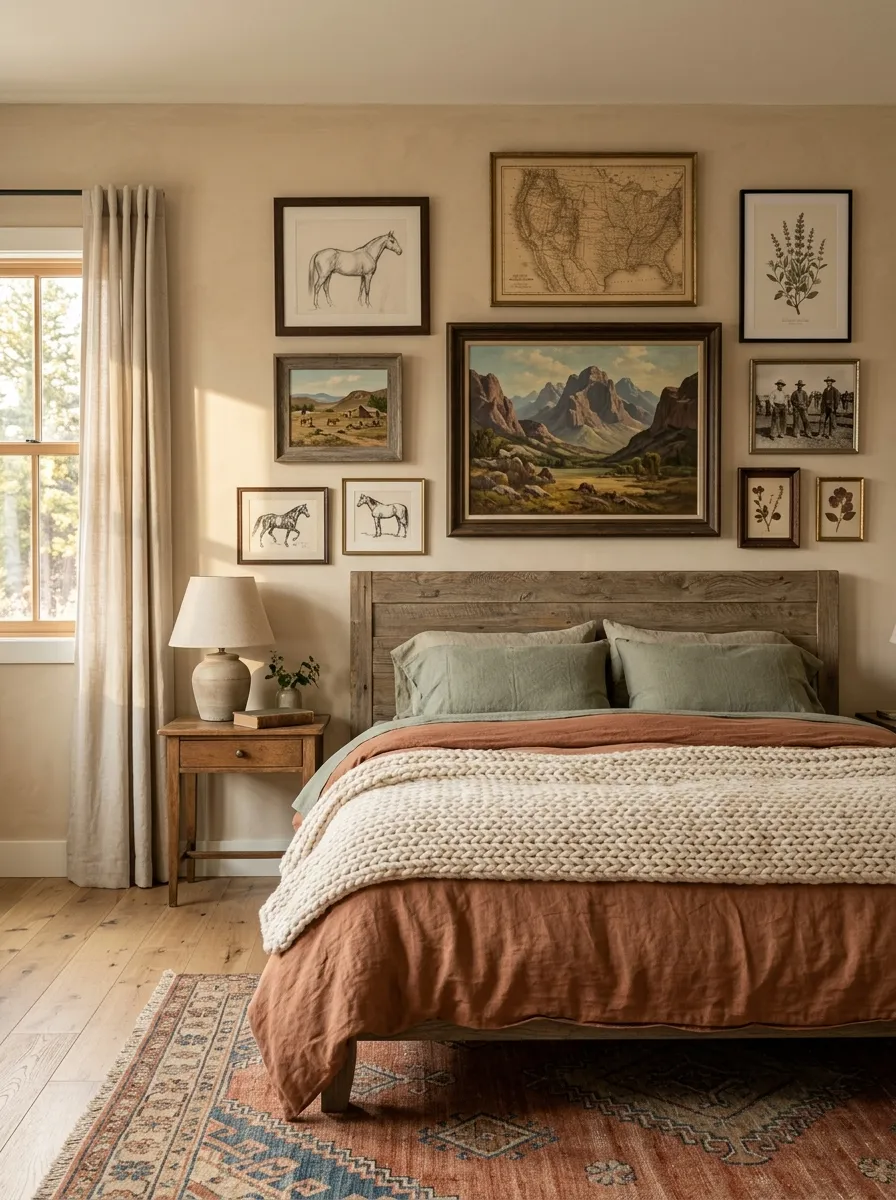 Build a Gallery Wall From Collected Western Pieces