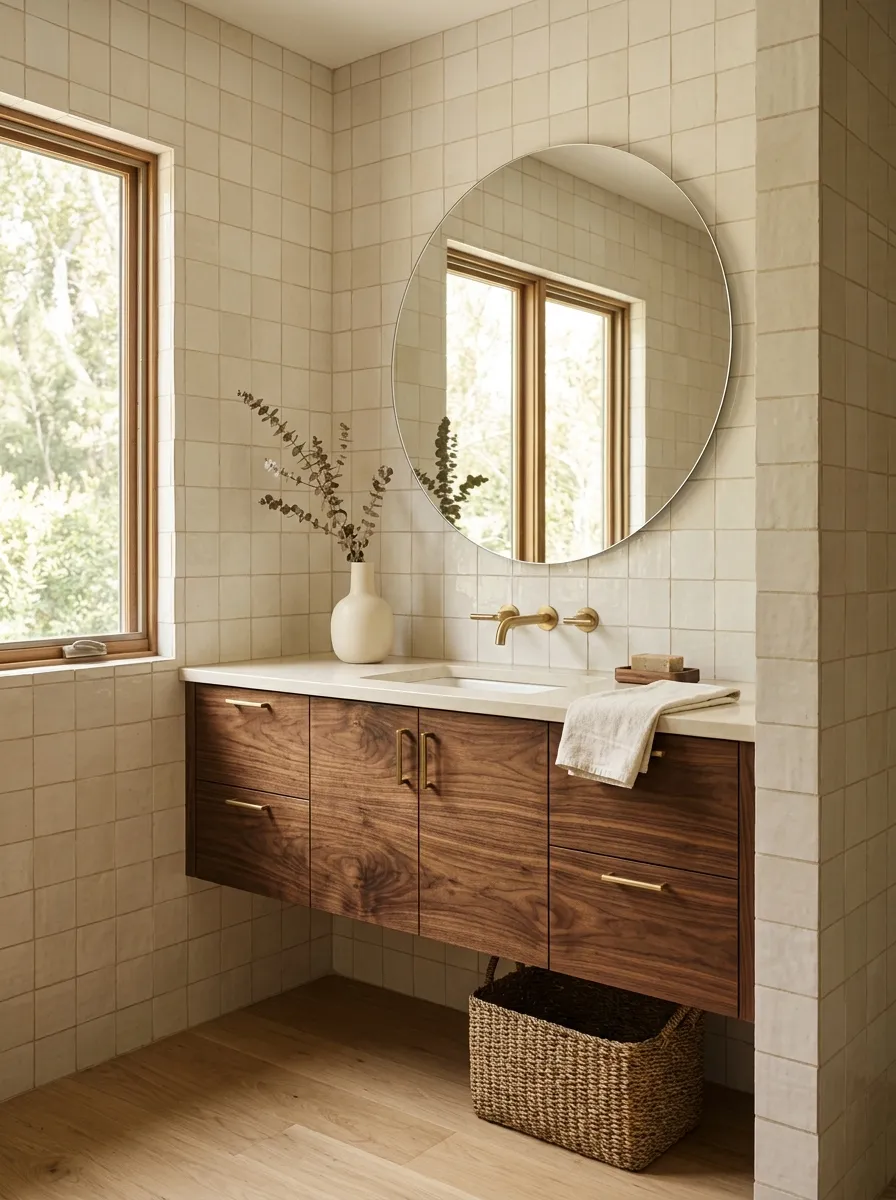 Build Around Cream Instead of Stark Bathroom White