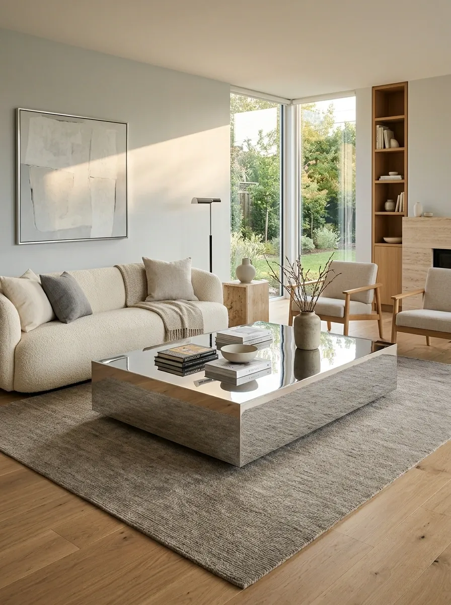 Build the Room Around One Large Reflective Focal Point